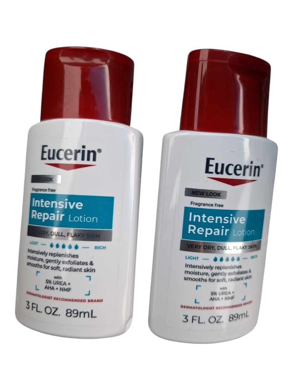 Eucerin Intensive Repair Lotion 3 oz / 89 mL (Set of 2) NEW LOOK